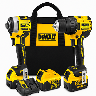 Kit De Parafusadeira Elétrica Sem Fio Brushless 20V Max DeWalt DCF805 DCD850